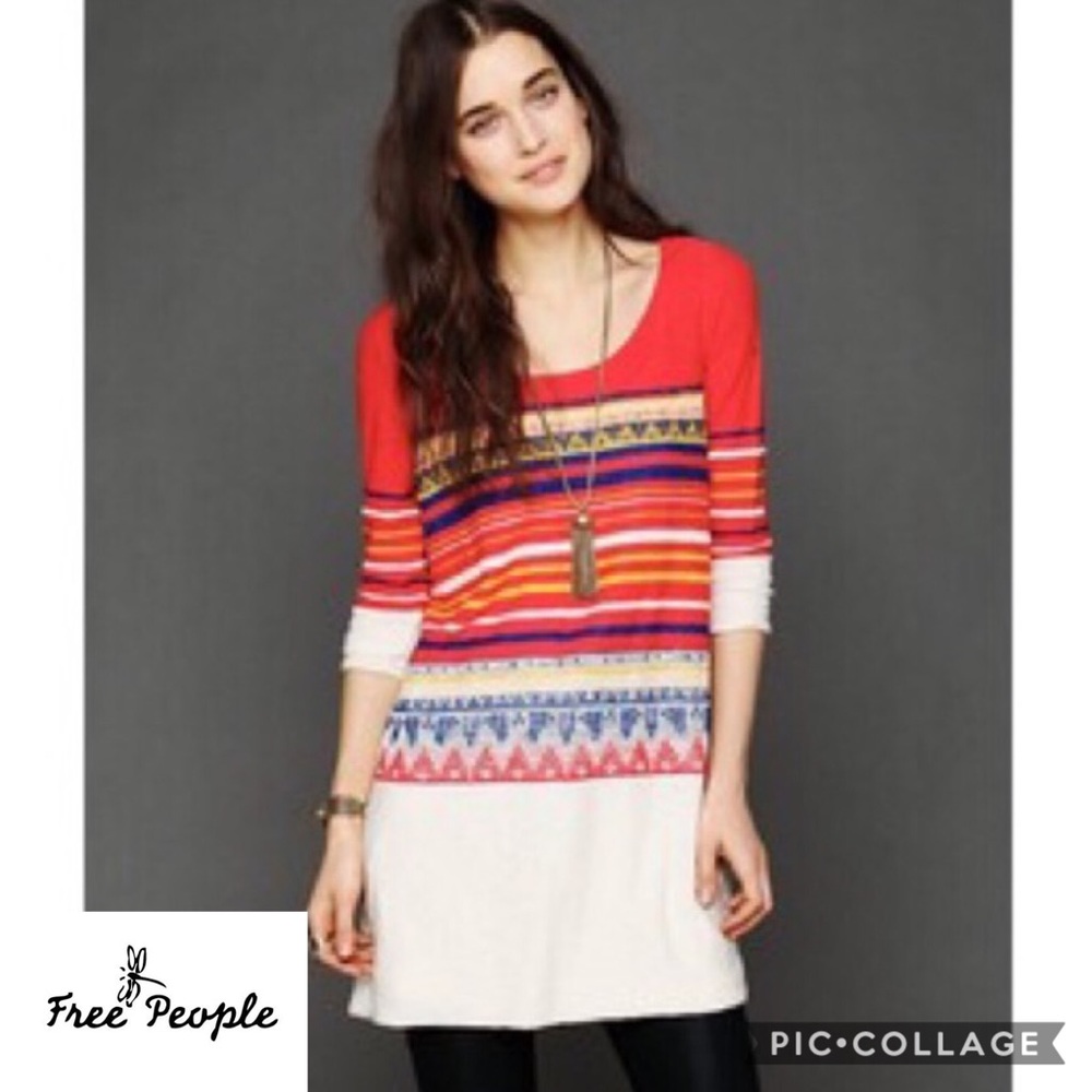 Free People Fair Isle Sweater Dress